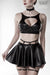 Verführerisches Wetlook-Lingerie Set mit Strumpfhaltern | Grey Velvet
