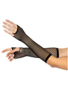 Schwarze verführerische Netzarmstulpen mit geometrischem Design von Leg Avenue – Ansicht 6