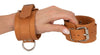 Klassische Handfesseln aus Leder im Naturlook von ZADO – Ansicht 6