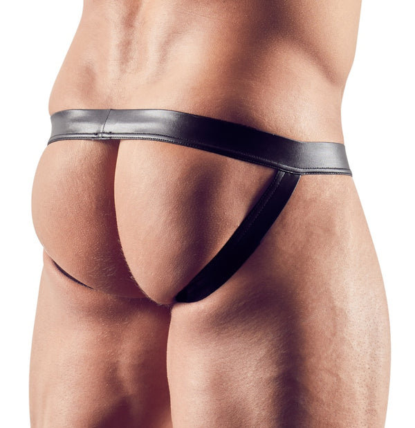 Elastischer Herren-Jock in glänzendem Schwarz von Svenjoyment – Ansicht 4