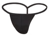 Schwarzer knapper Herren-Ministring in leicht glänzendem Material von Svenjoyment – Ansicht 5