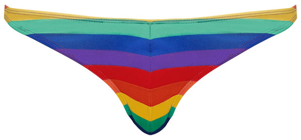 Bunter Herren-Riostring mit Regenbogen-Streifen von Svenjoyment – Ansicht 4