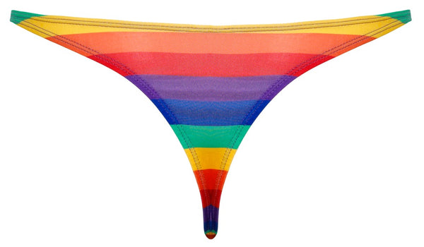 Bunter Herren-Riostring mit Regenbogen-Streifen von Svenjoyment – Ansicht 5