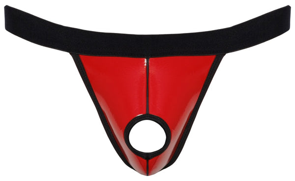 Roter Herren-String aus Lack mit Swellfunktion von Svenjoyment – Ansicht 6
