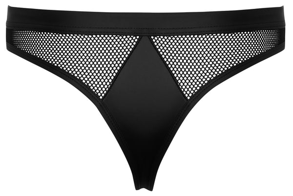 Schwarzer knackiger Herren-Riostring im Material-Mix von Svenjoyment – Ansicht 8