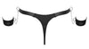 Schwarzer erotischer Mattlook Riostring mit abnehmbaren Handfesseln von Svenjoyment – Ansicht 8
