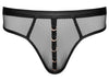 Schwarzer betonender Herren-Riostring im Netz-Wetlook-Mix von Svenjoyment – Ansicht 6