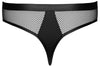 Schwarzer betonender Herren-Riostring im Netz-Wetlook-Mix von Svenjoyment – Ansicht 7