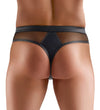 Schwarzer betonender Herren-Riostring im Netz-Wetlook-Mix von Svenjoyment – Ansicht 4