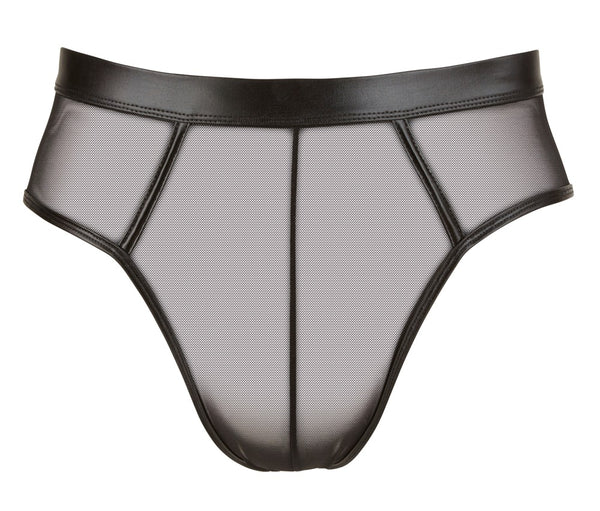 Schwarzer pofreier Herren-Slip zum Präsentieren der Vorzüge von Svenjoyment – Ansicht 6