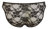 Schwarzer Herren-Slip aus elastischer Spitze von Svenjoyment – Ansicht 6