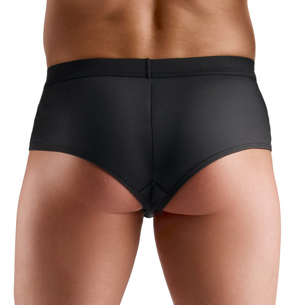Schwarze betonende Herren-Pants mit funkelnder Glitzer-Front von Svenjoyment – Ansicht 6