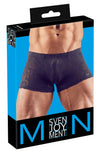 Transparente Herren-Pants in samtiger Ausbrenner-Optik von Svenjoyment