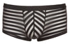 Figurbetonte Herren-Pants im semitransparenten Streifen-Look von Svenjoyment – Ansicht 5