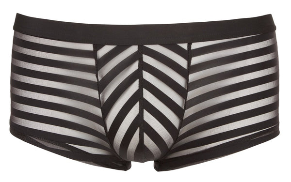 Figurbetonte Herren-Pants im semitransparenten Streifen-Look von Svenjoyment – Ansicht 5