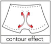 Hochglänzende Herren-Pants mit Reißverschlüssen und Po-Kontur-Naht von Svenjoyment – Ansicht 4