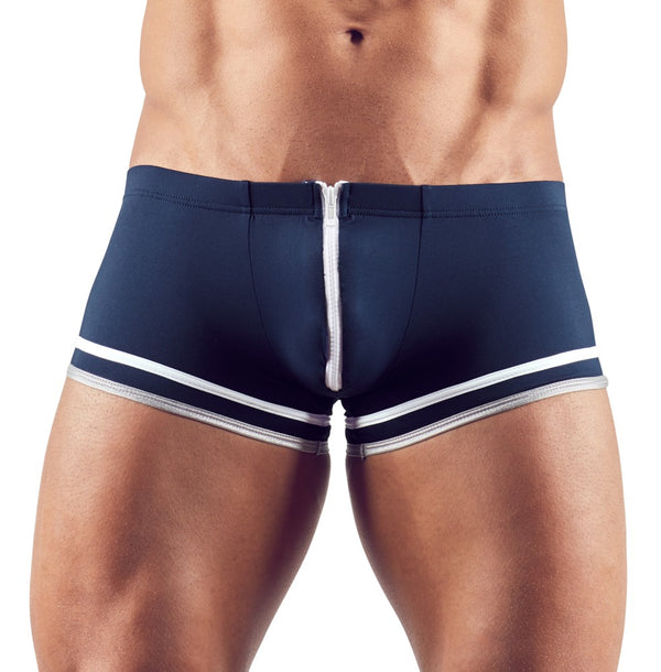 Blaue Herren-Pants aus Mikrofaser im Matrosen-Look von Svenjoyment – Ansicht 2