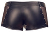 Schwarze Herren-Pants im Mattlook mit Netz-Einsätzen und Reißverschluss von Svenjoyment – Ansicht 7