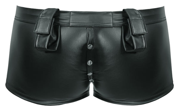 Schwarze Herren-Bondage-Pants im edlen Mattlook von Svenjoyment – Ansicht 7