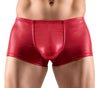 Rote Herren-Super-Sitz-Pants im knallroten Glanzlook mit Push-up von Svenjoyment – Ansicht 2