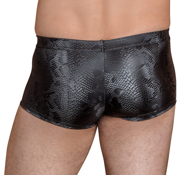 Schwarze Herren-Pants in Schlangenhaut-Optik von NEK – Ansicht 5