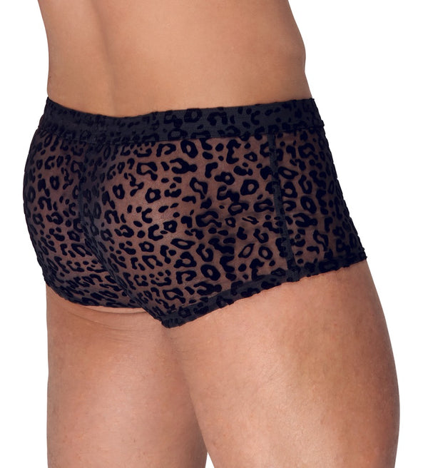 Männer Shorts mit Leoparden Flock Muster von Noir Handmade Men – Ansicht 6