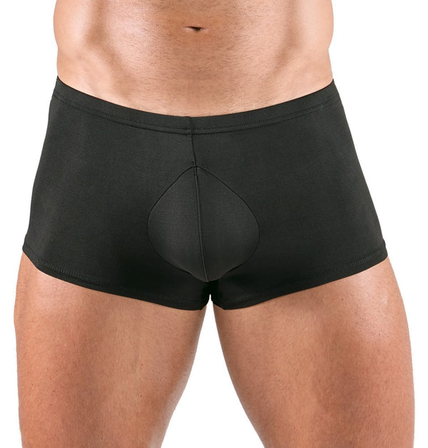 Schwarze enge Herren-Pants mit gepolstertem Suspensorium von Svenjoyment – Ansicht 3