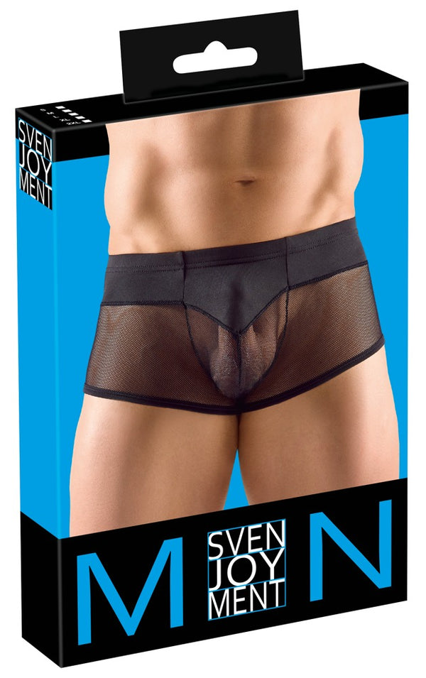 Schwarze betonende Herren-Pants im Komfort-Material-Mix von Svenjoyment