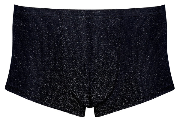Silberfarbene betonende Herren-Pants im schillernden Lurex-Look von Svenjoyment – Ansicht 6