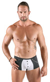 Schwarze enge Herren-Pants im schwarz-weißen Waiter-Style von Svenjoyment – Ansicht 4