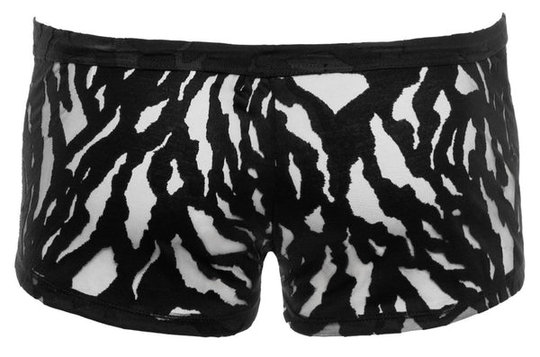 Schwarze betonende Herren-Pants in lebhafter Ausbrenner-Optik von Svenjoyment – Ansicht 7