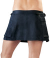 Schwarzer kurzer Herren-Rock aus Webstoff im Gladiator-Style von Svenjoyment – Ansicht 4