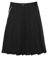 Schwarzer knielanger Herren-Rock im Kilt-Style mit abnehmbarer Tasche von Svenjoyment – Ansicht 8