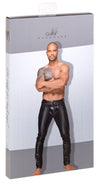 Herren-Wetlook-Hose mit Lack-Details H051 von Noir Handmade – Ansicht 7