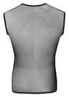 Schwarzes Herren-Grobnetz-Shirt mit Rundhals-Ausschnitt von Svenjoyment – Ansicht 6
