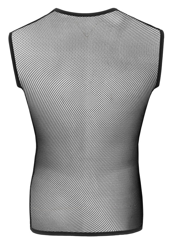 Schwarzes Herren-Grobnetz-Shirt mit Rundhals-Ausschnitt von Svenjoyment – Ansicht 6