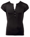 Schwarzes leicht transparentes Herren-Shirt aus Mikrofaser von Svenjoyment – Ansicht 6