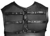 Schwarzes Herren-Top im Mattlook mit Powernet und aufgestepptem Harness von NEK – Ansicht 8