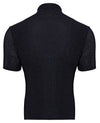Enges Herren-Kurzarm-Hemd im silber-schillernden Lurex-Look von Svenjoyment – Ansicht 7