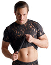 Schwarzes betonendes Herren-Shirt in lebhafter Ausbrenner-Optik von Svenjoyment – Ansicht 3
