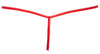 Roter Herren-String im Geschenk-Look aus Pannesamt mit Satinbändern von Svenjoyment – Ansicht 5
