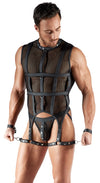 Schwarzes verführerisches Bondage Set mit Netzdesign von Svenjoyment – Ansicht 3