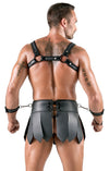 Schwarzes markantes Bondage Set im fesselnden Gladiatoren Look von Svenjoyment – Ansicht 5