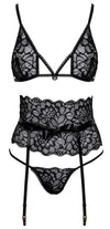 Schwarzes verführerisches BH Set aus feiner Spitze von kissable – Ansicht 4