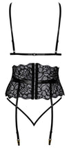 Schwarzes verführerisches BH Set aus feiner Spitze von kissable – Ansicht 5