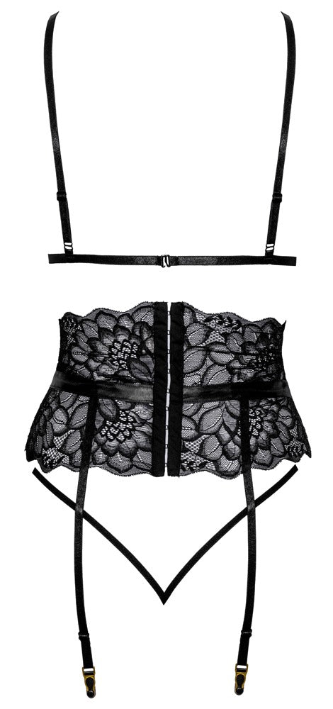 Schwarzes verführerisches BH Set aus feiner Spitze von kissable – Ansicht 5