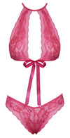 Pinkes verführerisches BH Set mit feiner Spitze von kissable – Ansicht 8