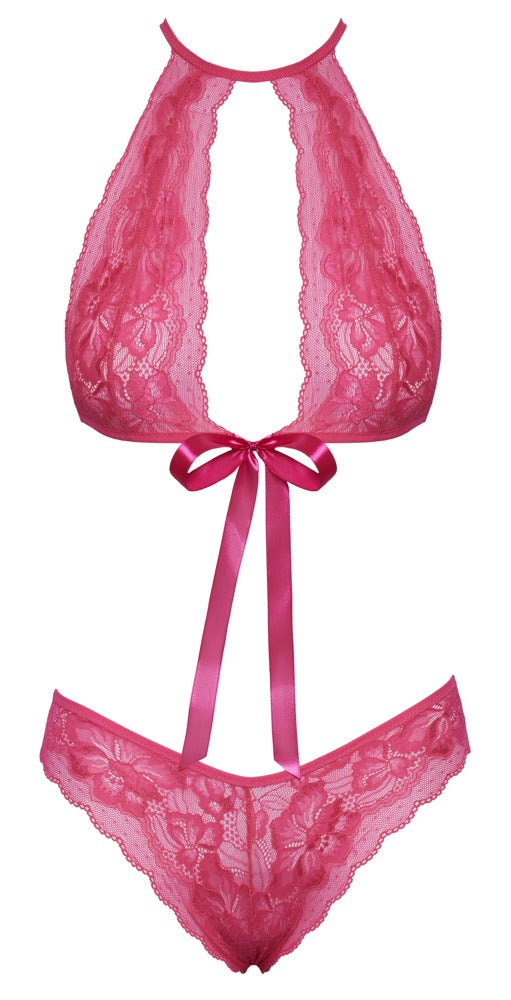 Pinkes verführerisches BH Set mit feiner Spitze von kissable – Ansicht 8