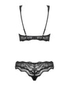 Schwarzes Set Luvae mit Soft-BH und String als eleganter Klassiker von Obsessive – Ansicht 7