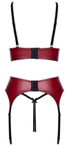 Rotes verführerisches Ouvert Lingerie Set mit sinnlichen Perlenketten von Cottelli LINGERIE – Ansicht 8